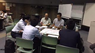 平成30年度第1回精神部会、グループワークの様子