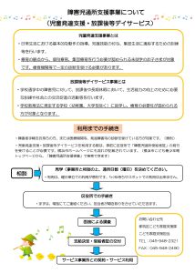 児発・放デイ利用の手続き